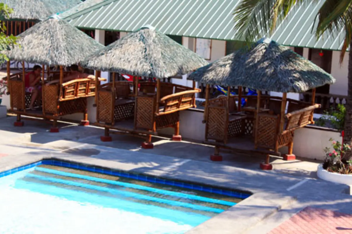 Poolside cottages