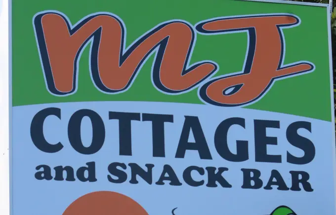 MJ Cottages and Snack Bar original logo
